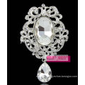 fashion large glass crystal brooches